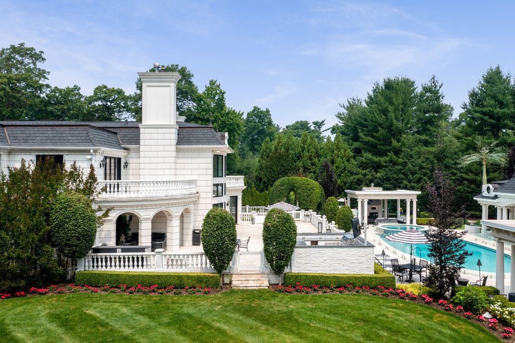 Exquisite Design, Spacious Living, and Pristine Privacy: Mansion in Upper Brookville, New York Listed at $7.45 Million