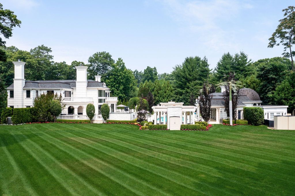Exquisite Design, Spacious Living, and Pristine Privacy: Mansion in Upper Brookville, New York Listed at $7.45 Million