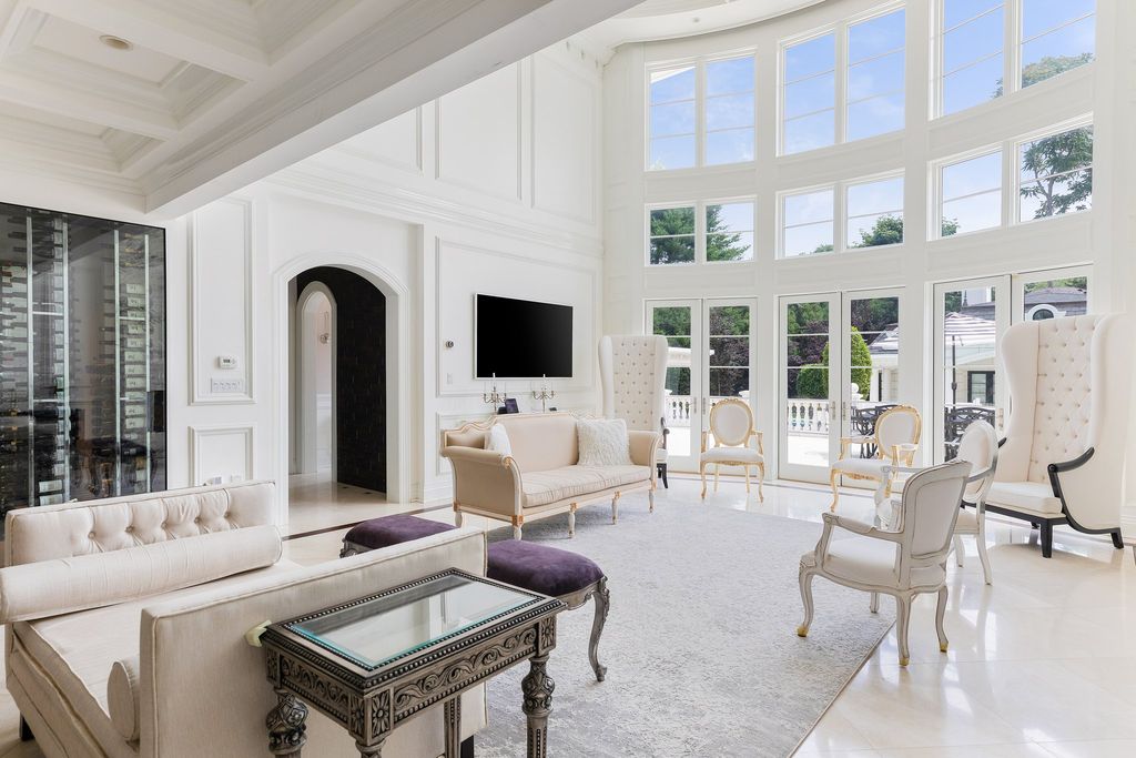 Exquisite Design, Spacious Living, and Pristine Privacy: Mansion in Upper Brookville, New York Listed at $7.45 Million