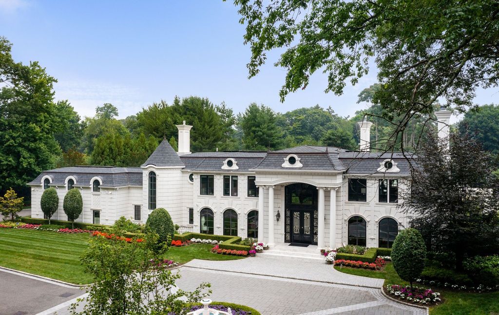 Exquisite Design, Spacious Living, and Pristine Privacy: Mansion in Upper Brookville, New York Listed at $7.45 Million