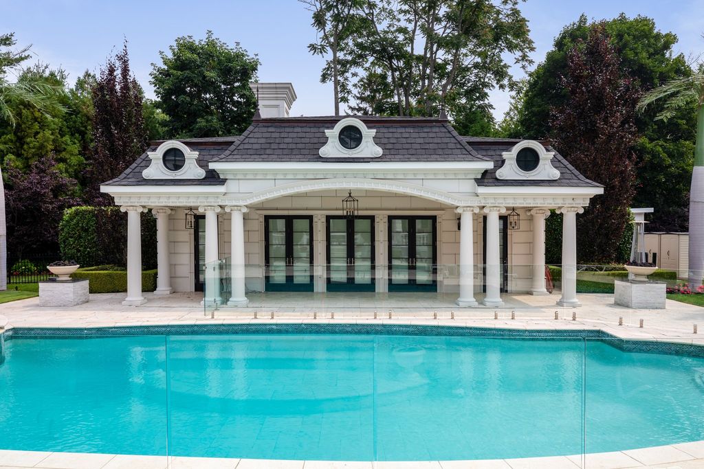 Exquisite Design, Spacious Living, and Pristine Privacy: Mansion in Upper Brookville, New York Listed at $7.45 Million