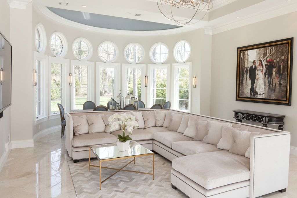 Exquisite Design, Spacious Living, and Pristine Privacy: Mansion in Upper Brookville, New York Listed at $7.45 Million