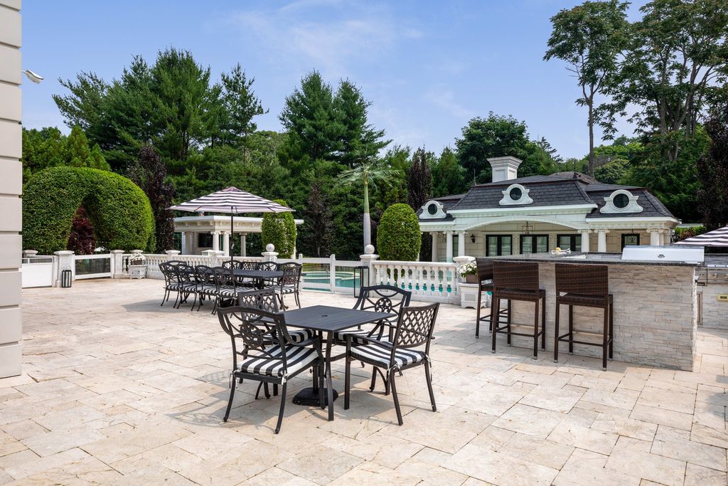 Exquisite Design, Spacious Living, and Pristine Privacy: Mansion in Upper Brookville, New York Listed at $7.45 Million