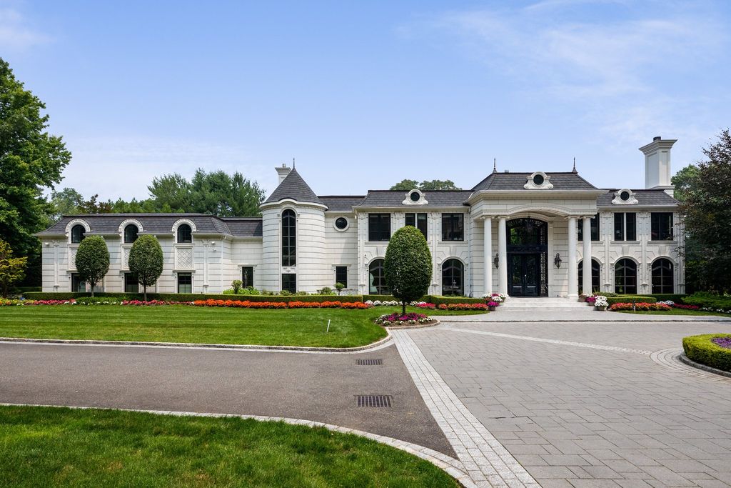 Exquisite Design, Spacious Living, and Pristine Privacy: Mansion in Upper Brookville, New York Listed at $7.45 Million