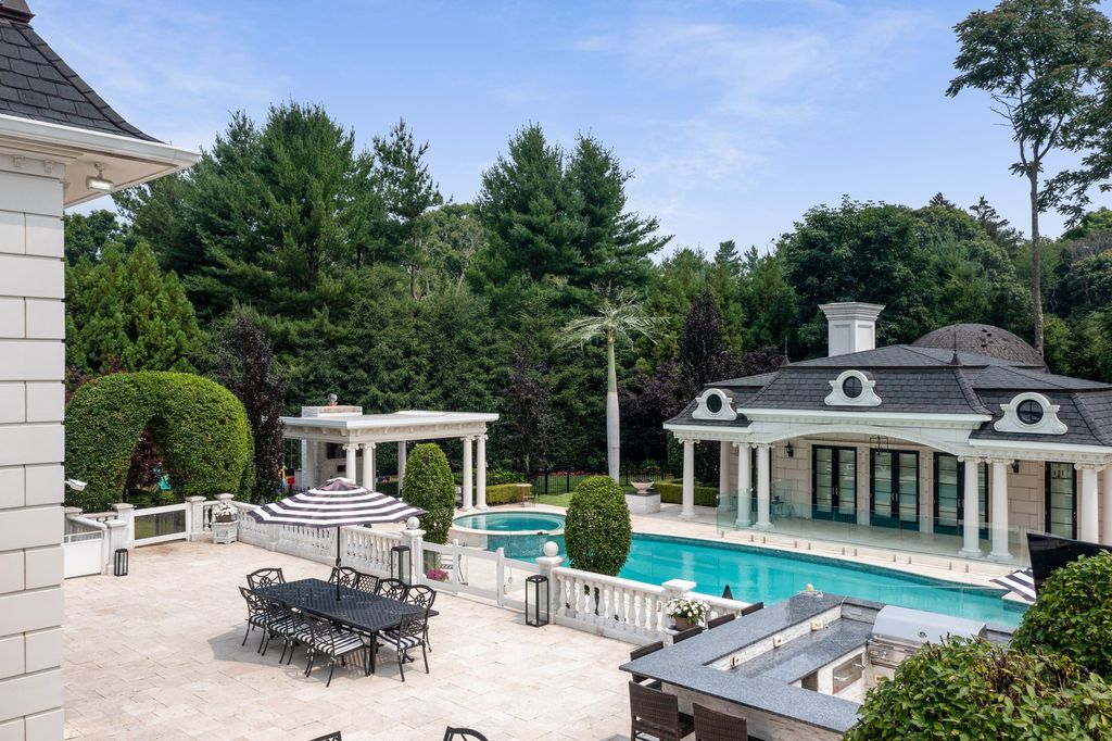 Exquisite Design, Spacious Living, and Pristine Privacy: Mansion in Upper Brookville, New York Listed at $7.45 Million