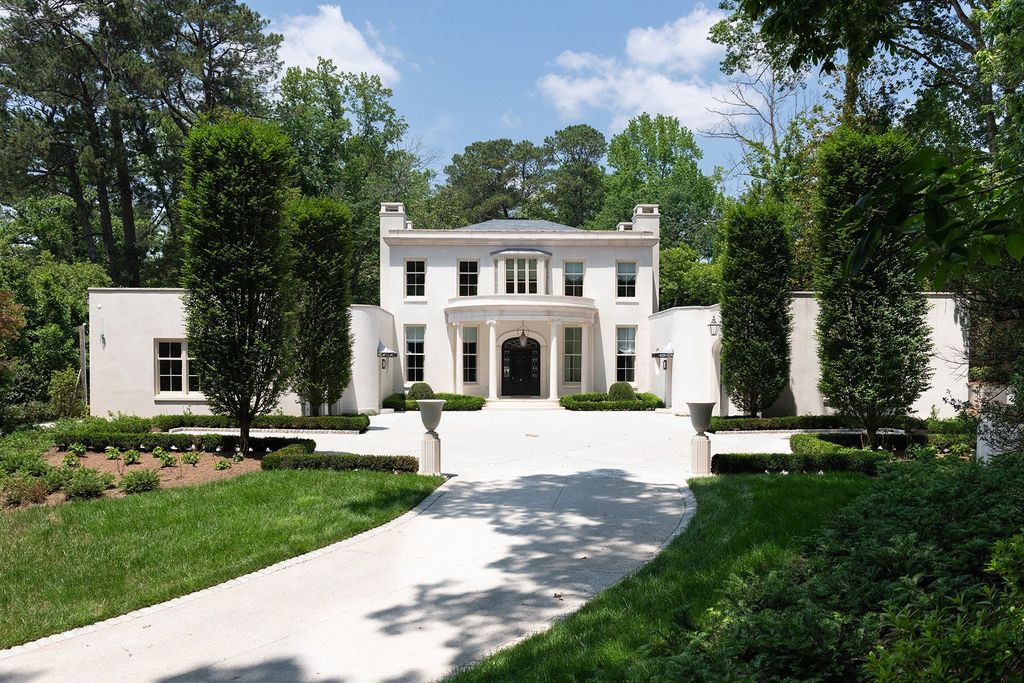 Exquisite English Regency Style Home in Atlanta, Georgia - A Masterpiece of Quality and Sophistication Asking for $10.9 Million