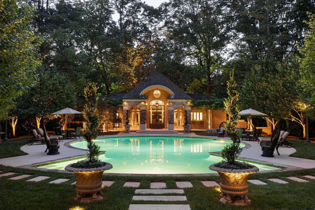 Exquisite European-Inspired English Tudor Estate on 18 Acres in Sandy Springs, Georgia Listed at $46.8 Million
