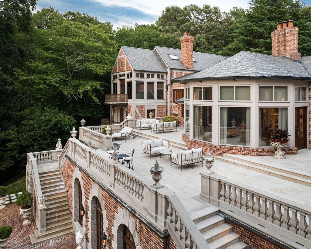 Exquisite European-Inspired English Tudor Estate on 18 Acres in Sandy Springs, Georgia Listed at $46.8 Million
