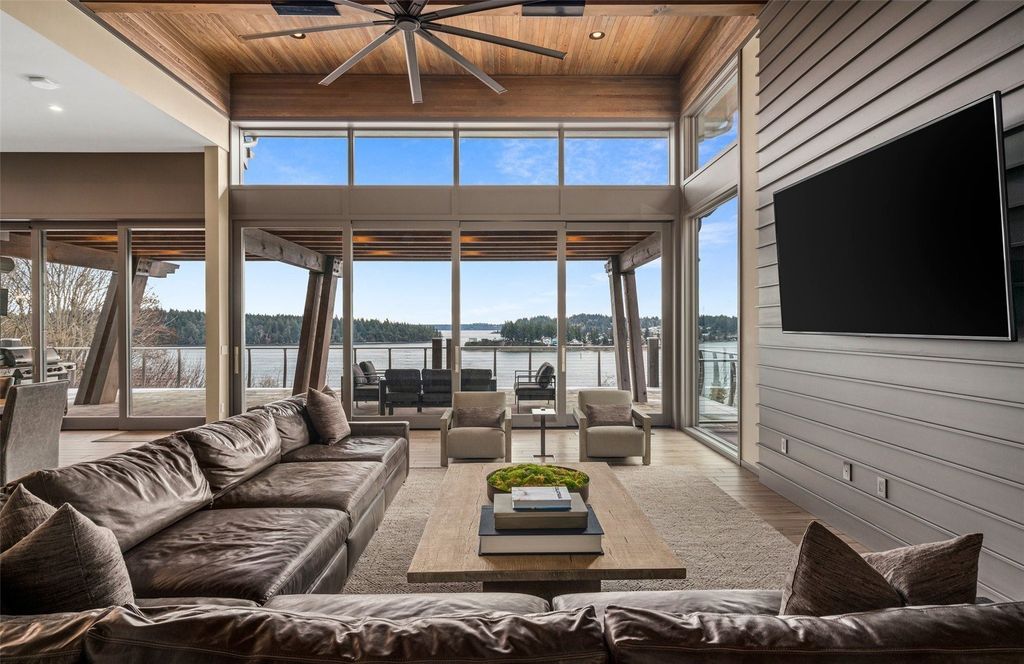 Luxurious Retreat in Shelton, Washington: A Masterpiece of Design, Materials, and Attention to Detail, Listed at $6.5 Million