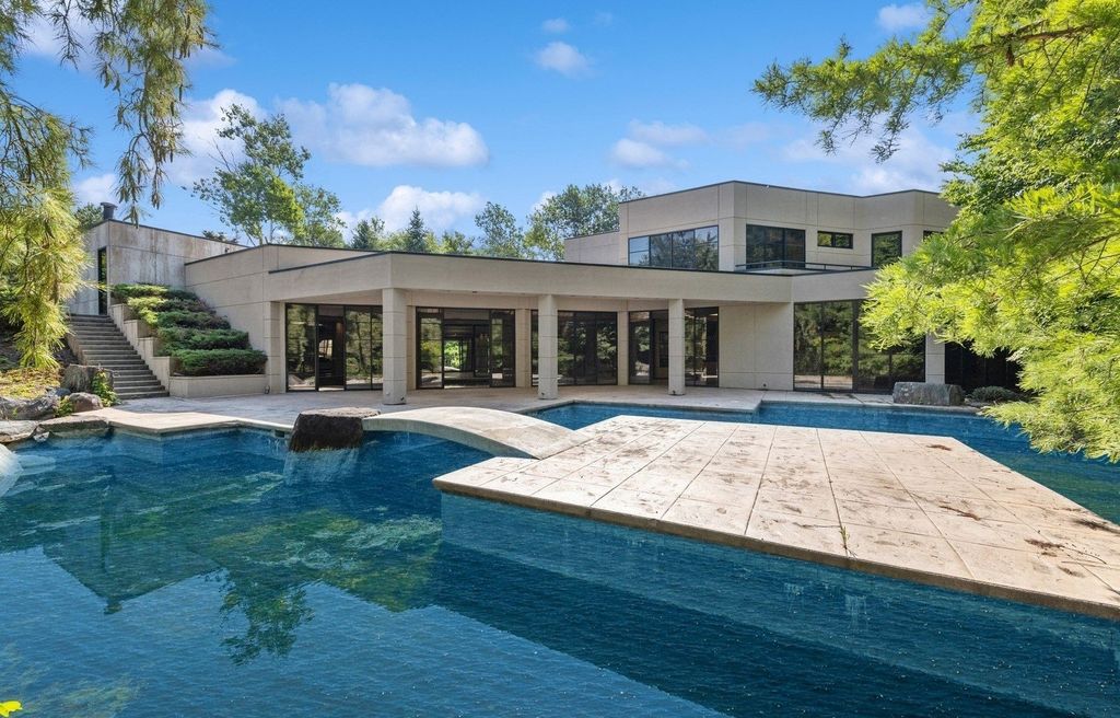 Luxurious and Secluded Estate on 26.2 Acres in Saint Charles, Illinois Listing for $2.99 Million
