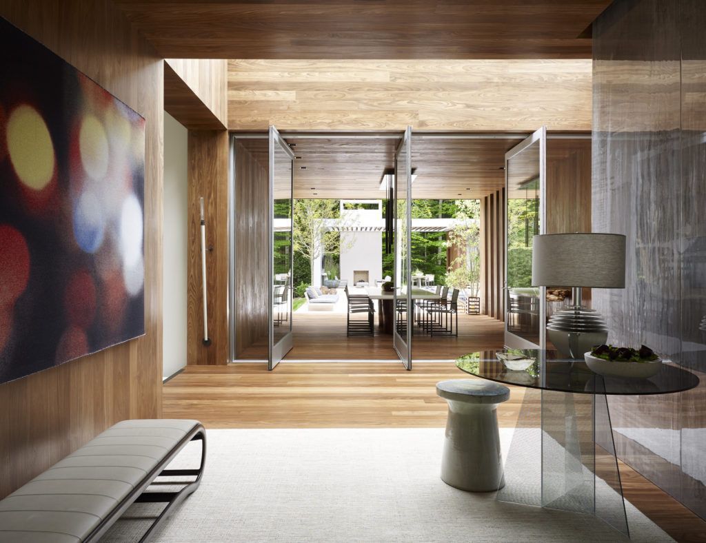 Old Orchard House, a Linear, Single Story Glass House by BMA Architect