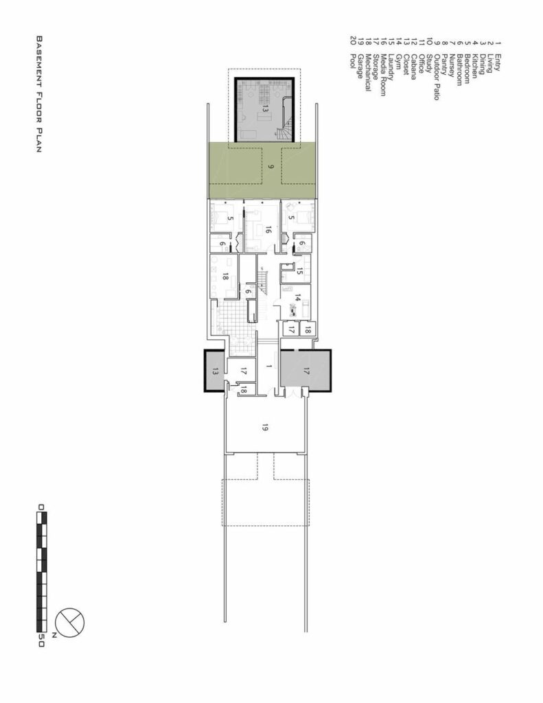 Old Orchard House, a Linear, Single Story Glass House by BMA Architect