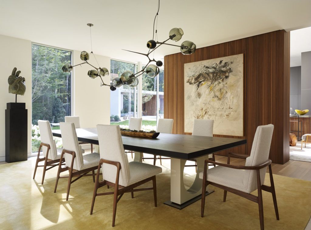 Old Orchard House, a Linear, Single Story Glass House by BMA Architect
