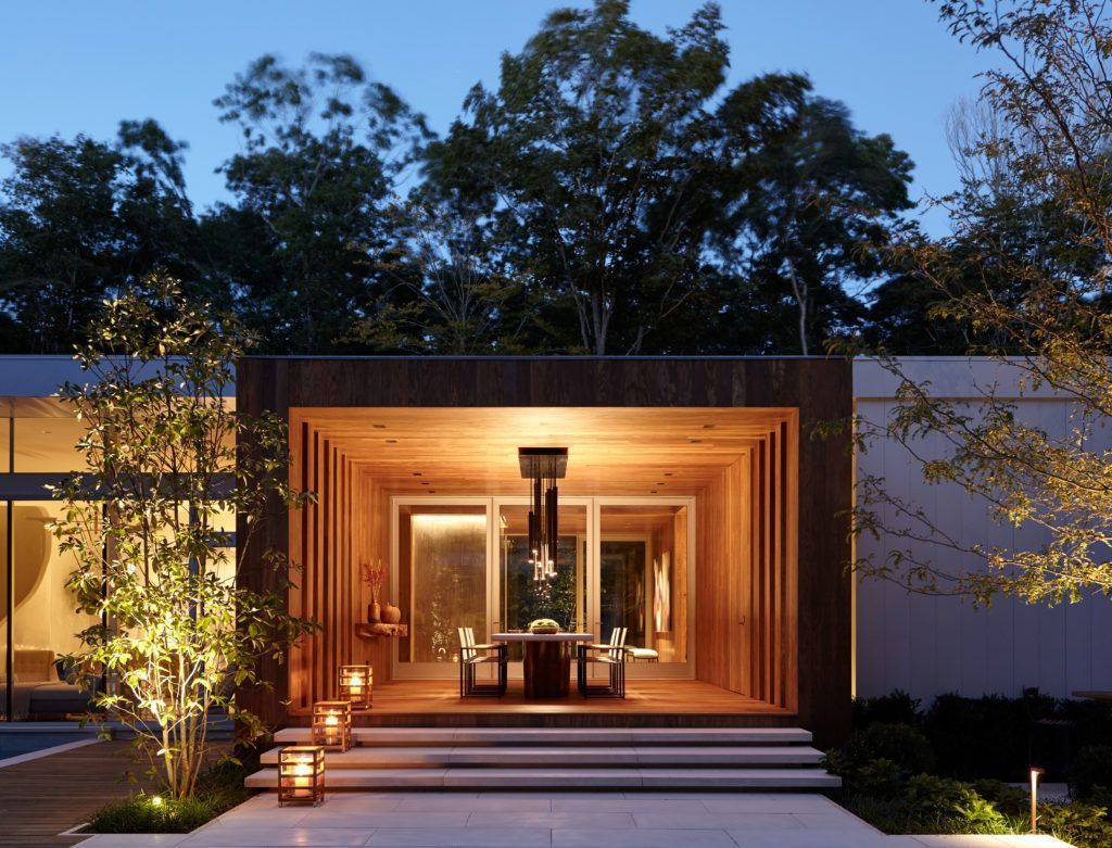 Old Orchard House, a Linear, Single Story Glass House by BMA Architect