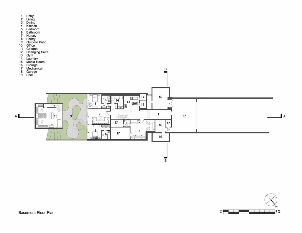 Old Orchard House, a Linear, Single Story Glass House by BMA Architect
