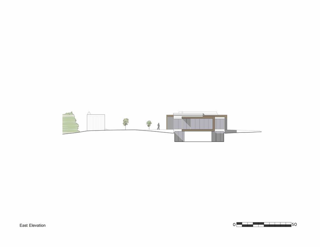 Old Orchard House, a Linear, Single Story Glass House by BMA Architect