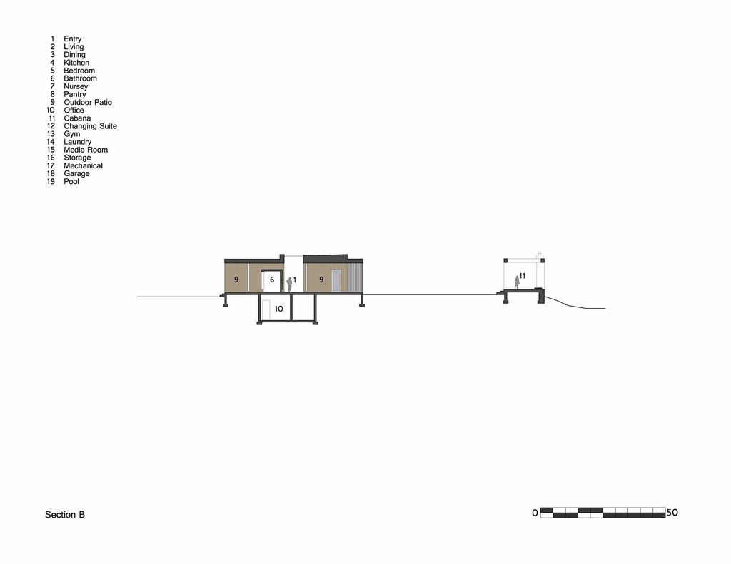 Old Orchard House a Linear Single Story Glass House by BMA Architect 34