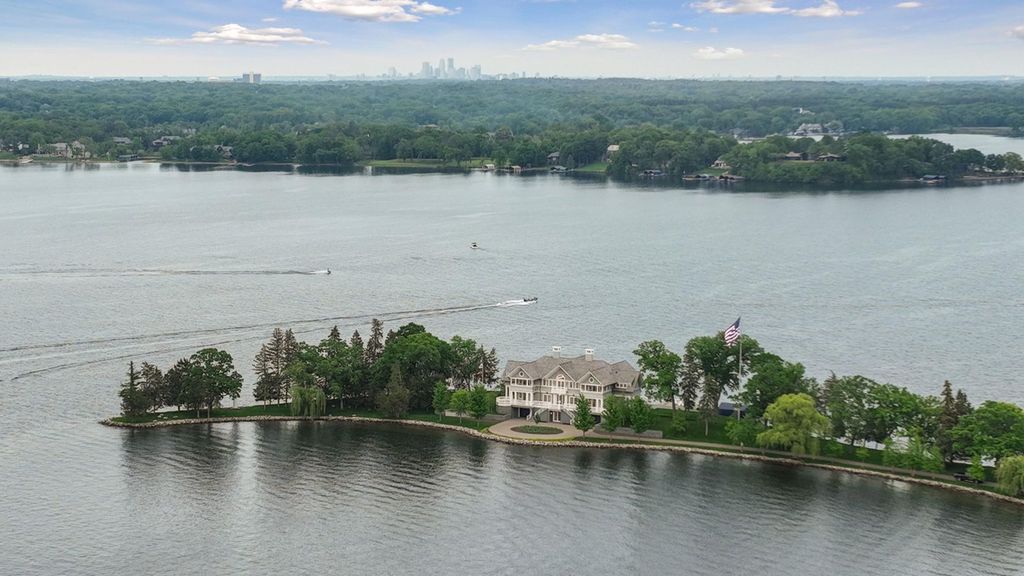 Spectacular Private Peninsula Estate with 1,700' Frontage on Wayzata Bay, Minnesota - Listed at $14.75 Million