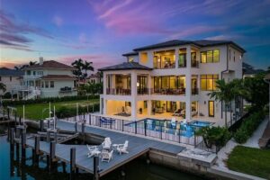 Stunning Waterfront Residence with Exceptional Features Hits the Market for $7.999 Million in Naples