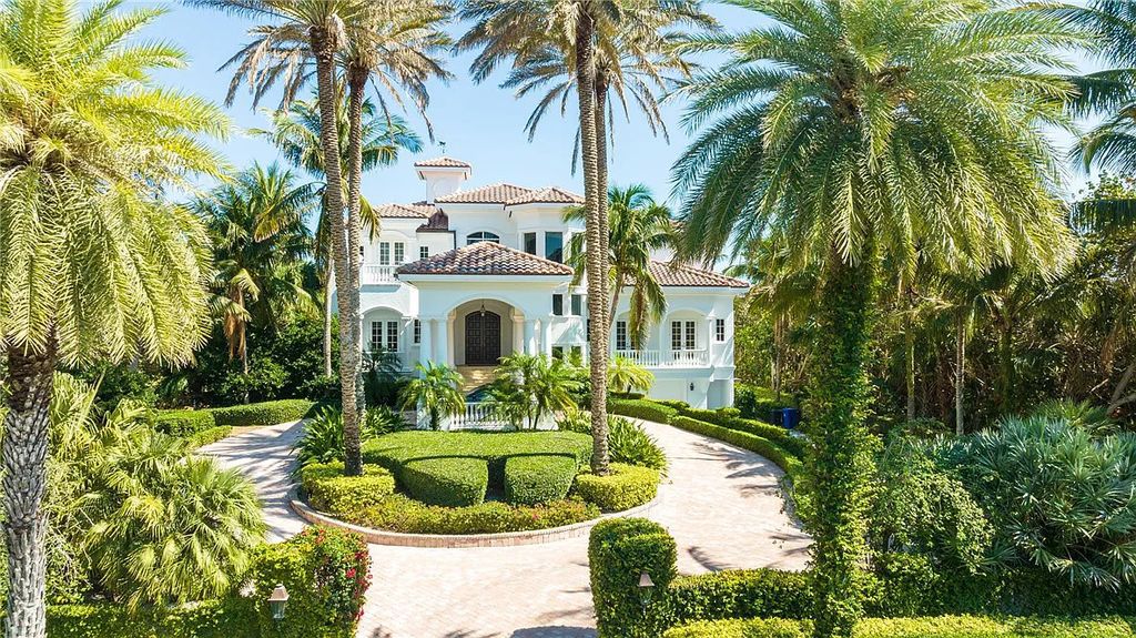 Discover the OLD RIOMAR OCEANFRONT ESTATE at 1736 Ocean Drive, Vero Beach, Florida. This grand home offers 6 bedrooms, 8.5 bathrooms, gym, resort-style pool, and a 2,000+ SF garage within its 12,500 SF area, set on a 0.66-acre lot with stunning views of the Atlantic.