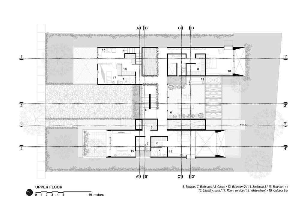 Winter House Features Harmonious interaction with the Exterior by LAAR