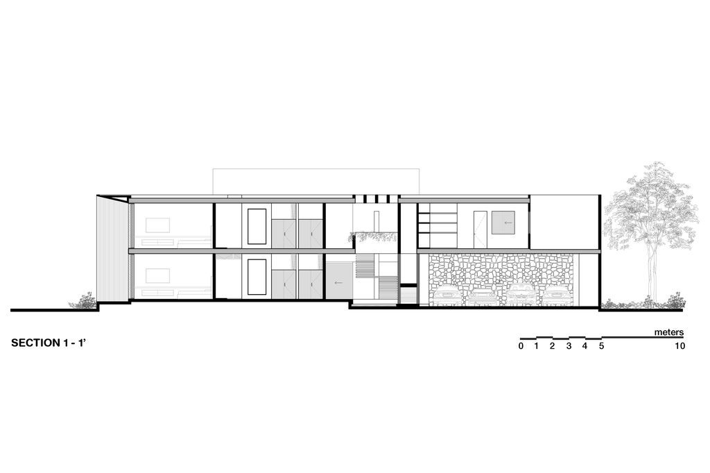 Winter House Features Harmonious interaction with the Exterior by LAAR