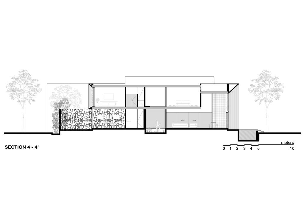 Winter House Features Harmonious interaction with the Exterior by LAAR