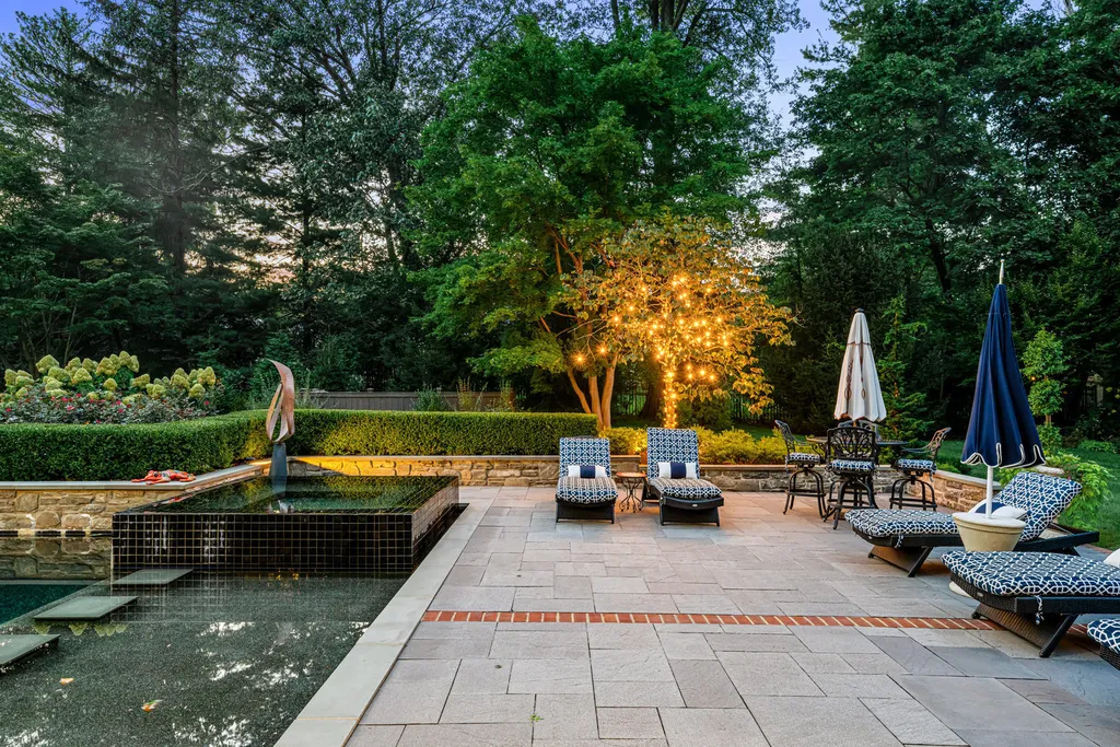 1 Blakeley Road Home in Haverford, Pennsylvania. Step into the elegance of the 1930s with this captivating residence nestled in the sought-after Merion Golf neighborhood. Meticulously renovated with sophistication, the home boasts beautiful materials, exquisite craftsmanship, and luminous designs throughout. 