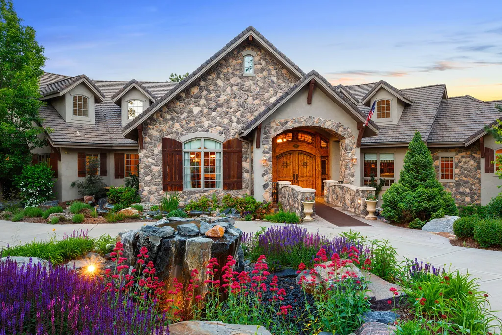 102 Coulter Place Home in Castle Rock, Colorado. Discover the elegance and serenity of 102 Coulter Place, a magnificent 4-bed, 8-bath custom home situated in the highly sought-after Village at Castle Pines. Nestled on a quiet cul-de-sac and overlooking the 1st green of Castle Pines Golf Club, this stately residence offers unparalleled golf course views from 7 patios and decks. 