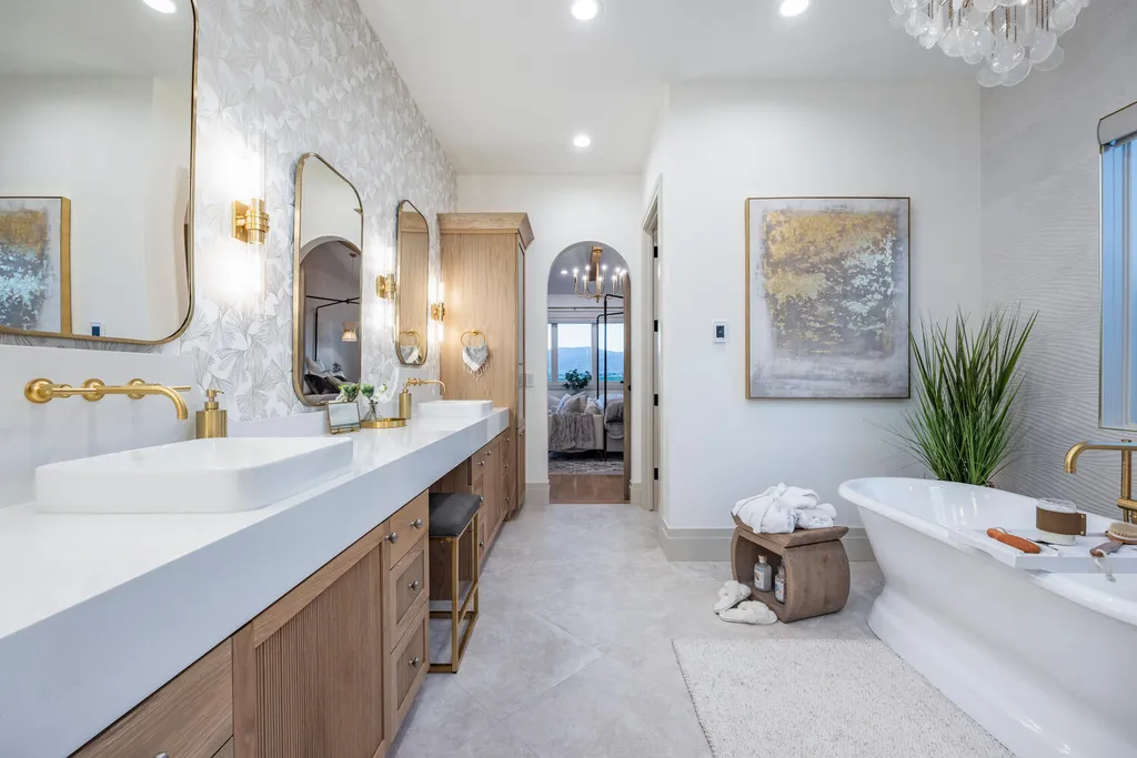 186 West Lazy Acres Lane Home in Kamas, Utah. Step into luxury living with this stunning 2022-built Park City Showcase home nestled on over 1.2 acres in Lazy Acres Ranch Estates. Crafted by Jana Gough Interiors and renowned Gough Contracting, this masterpiece offers exceptional finishes throughout.