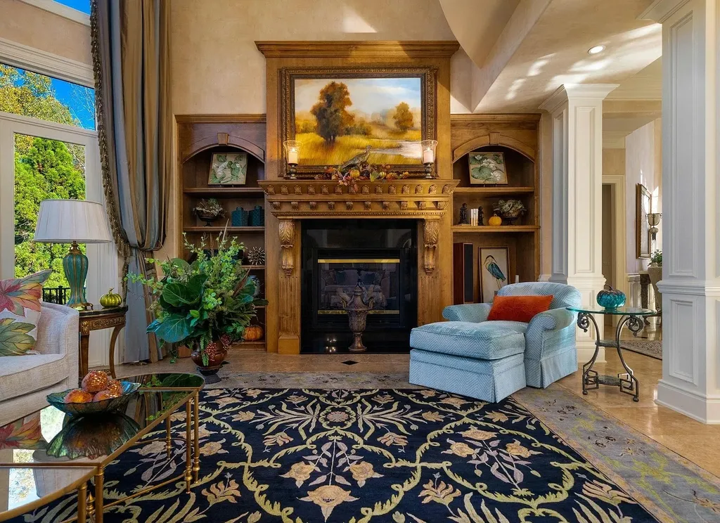 2421 Acanthus Drive Home in Wake Forest, North Carolina. Step into the world of luxury with this exceptional gated estate located in the Back Nine, featured in the Parade of Homes. Spanning 14,438 sqft, this masterfully crafted home boasts 6 bedrooms, 9 bathrooms, and lavish finishes throughout. Enjoy the grand foyer, two kitchens, theater room, wine cellar, and exercise room.