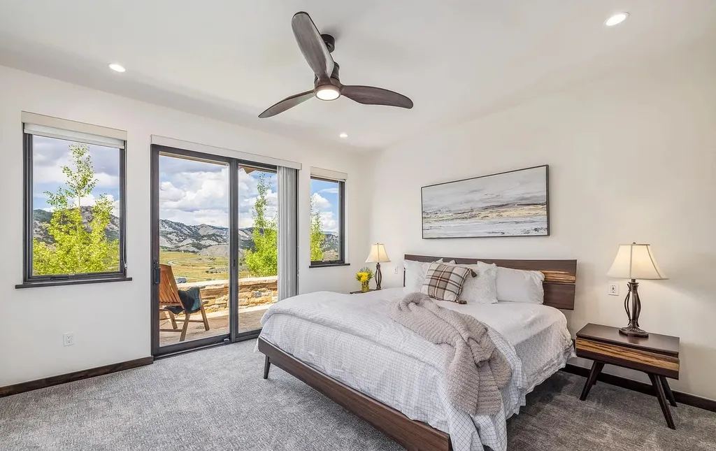 2445 Frost Creek Drive Home in Eagle, Colorado. Discover the epitome of elegant mountain living in this custom-designed Frost Creek home. Perched on the highest point, this exquisite residence offers 360-degree views of the private Club of Frost Creek and Brush Creek Valley.