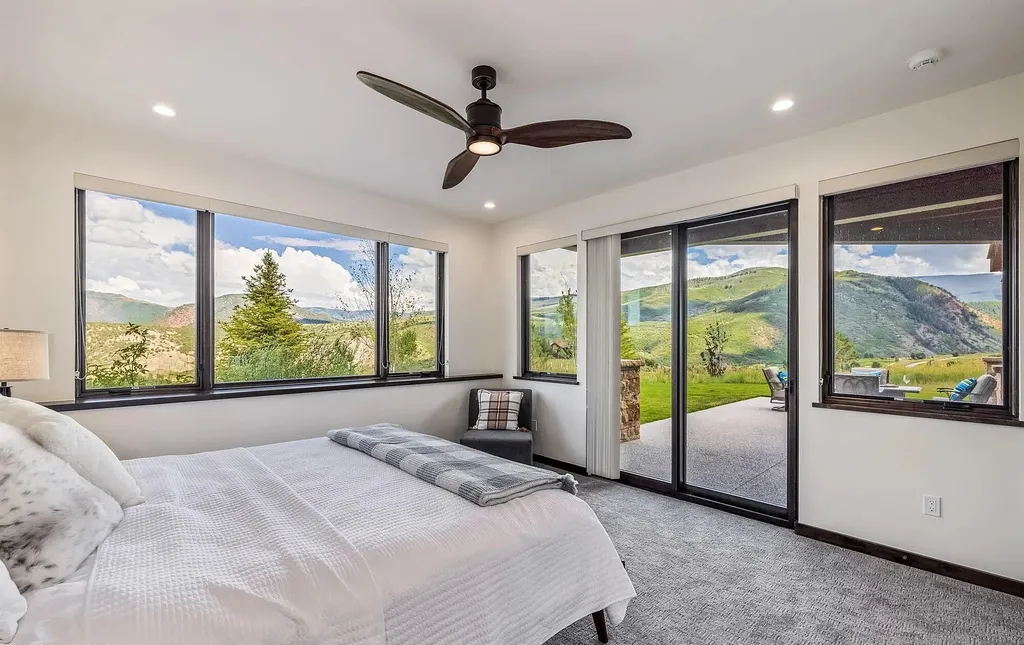 2445 Frost Creek Drive Home in Eagle, Colorado. Discover the epitome of elegant mountain living in this custom-designed Frost Creek home. Perched on the highest point, this exquisite residence offers 360-degree views of the private Club of Frost Creek and Brush Creek Valley.