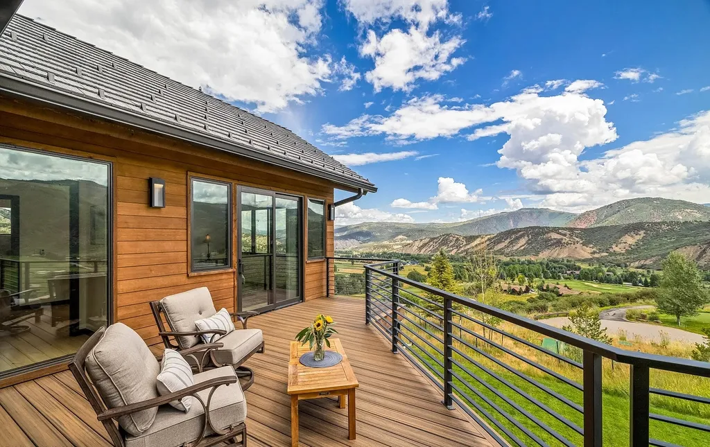2445 Frost Creek Drive Home in Eagle, Colorado. Discover the epitome of elegant mountain living in this custom-designed Frost Creek home. Perched on the highest point, this exquisite residence offers 360-degree views of the private Club of Frost Creek and Brush Creek Valley.