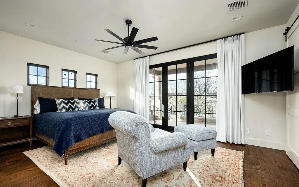 24546 North 91st Street Home in Scottsdale, Arizona. Discover the epitome of modern luxury at this renovated Modern Spanish estate in Prado Estates. Crafted by Mike Graham of American First Builders, the property showcases sweeping mountain and city views across its rare 4.7-acre lot.