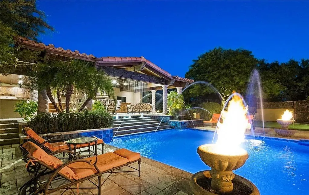 27631 North 68th Place Home in Scottsdale, Arizona. Immerse yourself in luxury and seclusion at this Saguaro Estate home, located on an expansive 2.5-acre lot. With over $1 million invested in the amenities, this home has everything you need to relax and entertain in style.