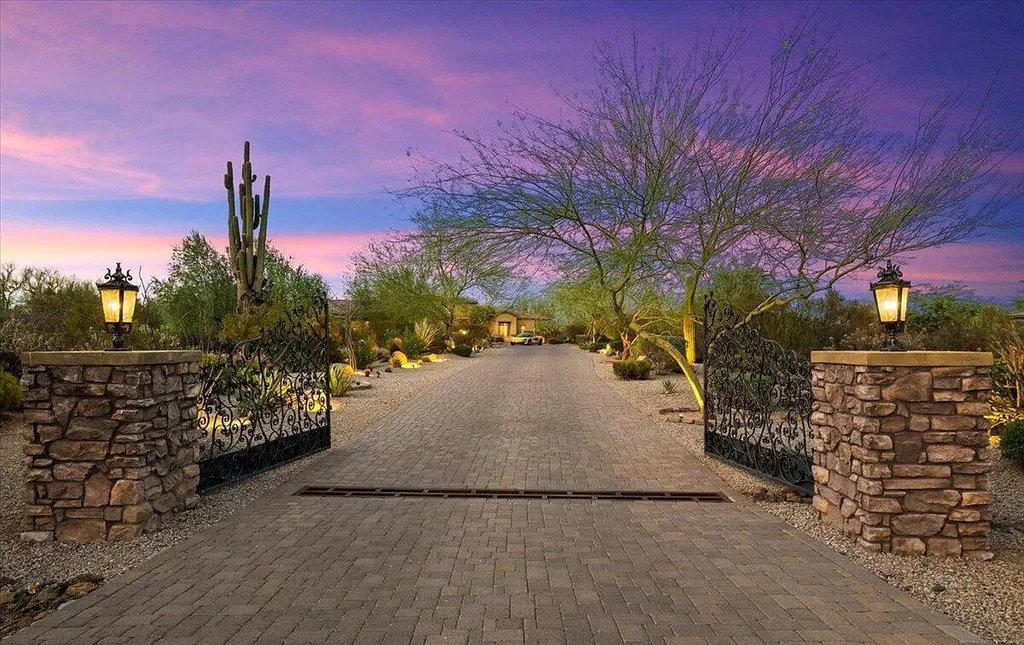 27631 North 68th Place Home in Scottsdale, Arizona. Immerse yourself in luxury and seclusion at this Saguaro Estate home, located on an expansive 2.5-acre lot. With over $1 million invested in the amenities, this home has everything you need to relax and entertain in style.