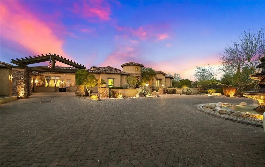 27631 North 68th Place Home in Scottsdale, Arizona. Immerse yourself in luxury and seclusion at this Saguaro Estate home, located on an expansive 2.5-acre lot. With over $1 million invested in the amenities, this home has everything you need to relax and entertain in style.