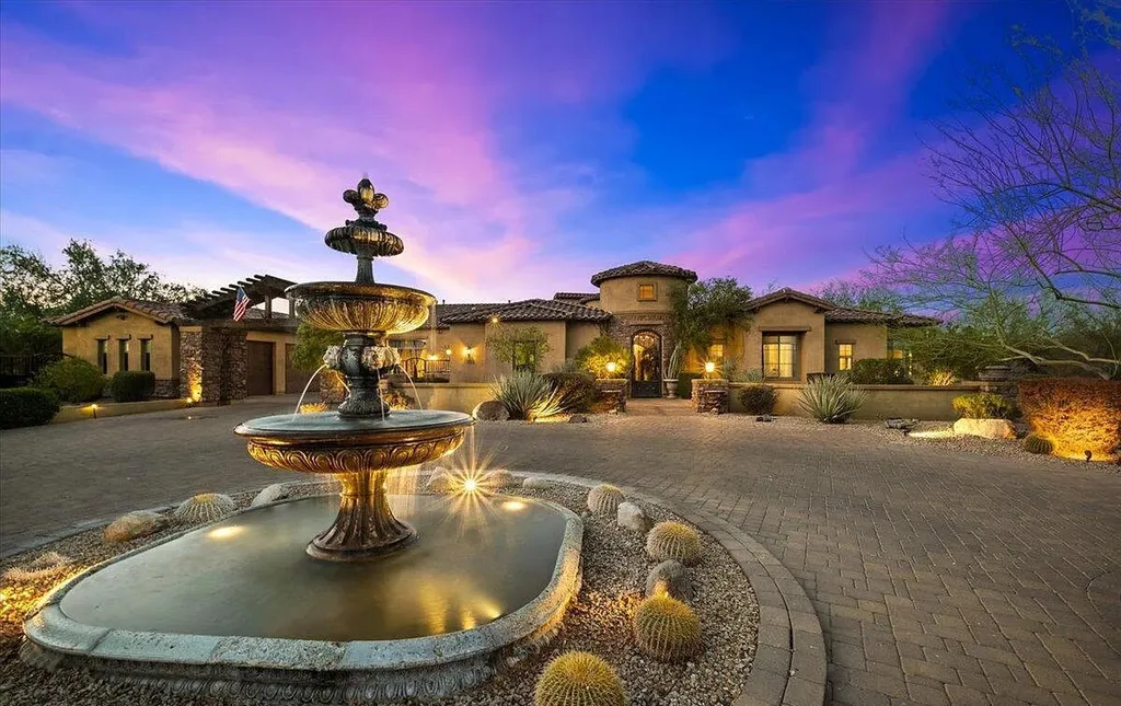 27631 North 68th Place Home in Scottsdale, Arizona. Immerse yourself in luxury and seclusion at this Saguaro Estate home, located on an expansive 2.5-acre lot. With over $1 million invested in the amenities, this home has everything you need to relax and entertain in style.