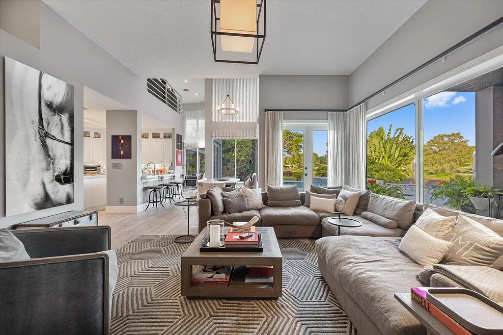 2770 Long Meadow Drive Home in Wellington, Florida. Recently renovated with high-end finishes, this home exudes elegance and sophistication. The interior is tastefully decorated, creating a warm and inviting atmosphere with meticulous attention to detail. There are plenty of different spaces to gather with family and friends, making it perfect for entertaining.