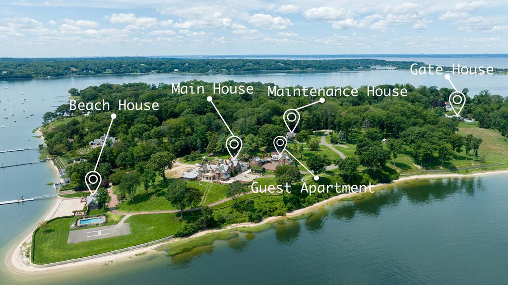 $49 Million Centre Island, New York Waterfront Paradise: A Truly Unrivaled 26-Acre Estate