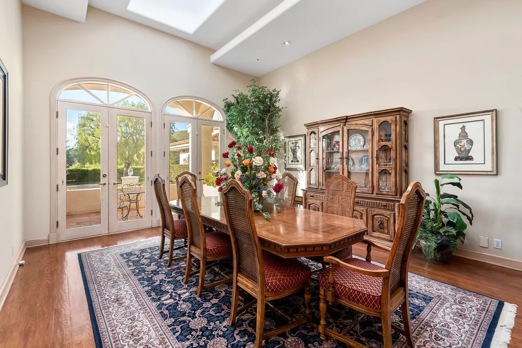 5063 Hunter Valley Lane Home in Westlake Village, California. Discover the epitome of luxury living in this epic Mediterranean compound, nestled on approximately 3.6 acres of prime land behind private gates in guard-gated North Ranch Country Club Estates. Enjoy complete privacy and breathtaking panoramic views from this approximately 9500 square foot hilltop estate.