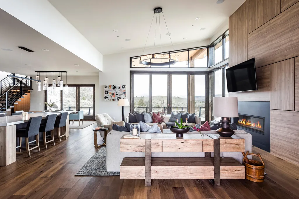 6110 E Blue Wing Loop Home in Kamas, Utah. Immerse yourself in the grandeur of Utah's natural beauty at 6110 E Blue Wing in Victory Ranch. This modern mountain home offers breathtaking 180° views of mountains, Deer Valley ski resort, and rock cliffs from every room.