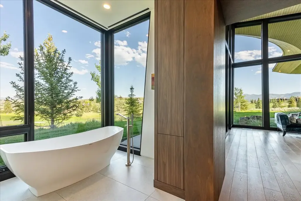 800 Hollyhock Street 142 Home in Park City, Utah. Indulge in the essence of opulent living as you step into this meticulously designed single-level haven, gracing the 7th hole of the renowned Glenwild Golf Course. Crafted by the visionary architect Michael Upwall and impeccably executed by Hess Construction, this brand-new residence epitomizes the art of effortless living.