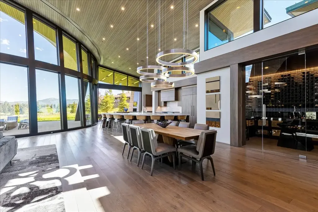 800 Hollyhock Street 142 Home in Park City, Utah. Indulge in the essence of opulent living as you step into this meticulously designed single-level haven, gracing the 7th hole of the renowned Glenwild Golf Course. Crafted by the visionary architect Michael Upwall and impeccably executed by Hess Construction, this brand-new residence epitomizes the art of effortless living.