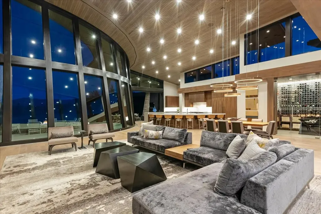 800 Hollyhock Street 142 Home in Park City, Utah. Indulge in the essence of opulent living as you step into this meticulously designed single-level haven, gracing the 7th hole of the renowned Glenwild Golf Course. Crafted by the visionary architect Michael Upwall and impeccably executed by Hess Construction, this brand-new residence epitomizes the art of effortless living.