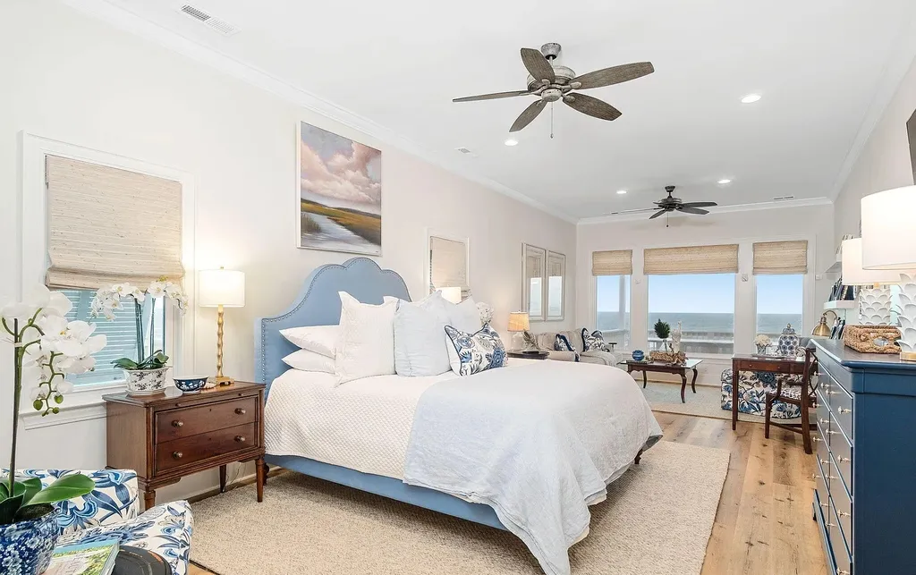 9721 Dolphin Ridge Road Home in Emerald Isle, North Carolina. Discover the epitome of oceanfront living in this exquisite Dolphin Ridge home, where luxury and customization intertwine to create a one-of-a-kind island sanctuary. Immerse yourself in the coastal lifestyle as you step into this beautifully furnished abode, thoughtfully tailored by the builder/owners to offer a seamless blend of comfort and sophistication.