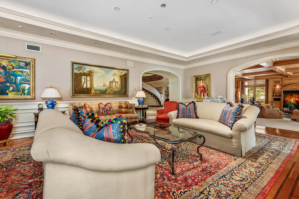 997 Brook Meadow Court Home in Westlake Village, California. Experience the epitome of luxury in this French country masterpiece located in the prestigious North Ranch Country Club Estates. Designed by renowned architect Ron Firestone, this iconic estate features a grand entry, theater, elevator, formal dining, bonus room, wine cellar, and a stunning primary suite. 