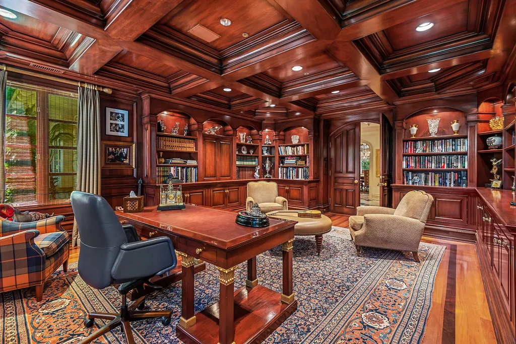 997 Brook Meadow Court Home in Westlake Village, California. Experience the epitome of luxury in this French country masterpiece located in the prestigious North Ranch Country Club Estates. Designed by renowned architect Ron Firestone, this iconic estate features a grand entry, theater, elevator, formal dining, bonus room, wine cellar, and a stunning primary suite. 