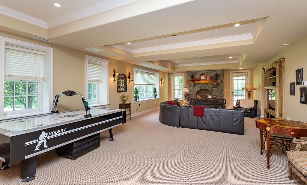 Captivating $2.65 Million Lower Gwynedd, Pennsylvania Residence: A Perfect Example of Elegance in Exquisite Landscaped Surrounding